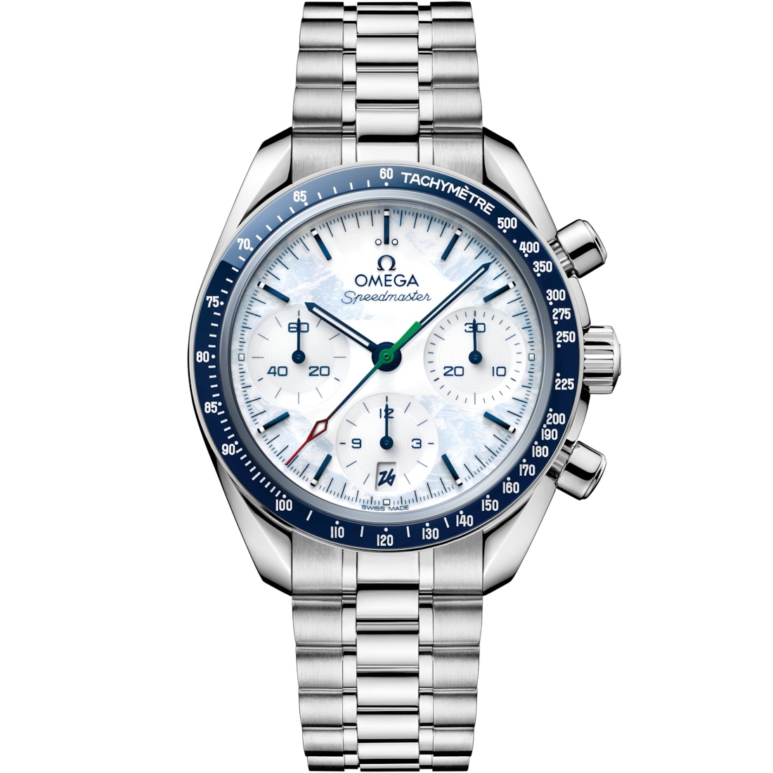 Omega 522.30.38.50.04.002 : Speedmaster Date 38 Milano Cortina 2026 Winter Paralympics