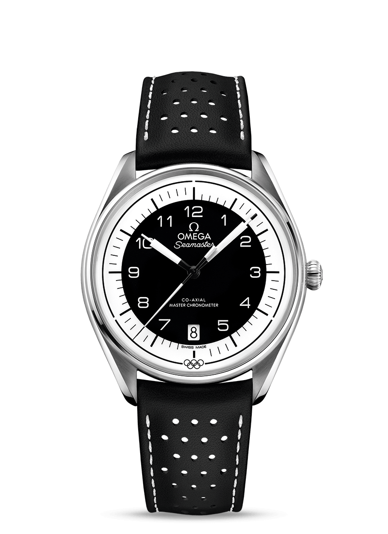 Omega 522.32.40.20.01.003 : Seamaster Master Co-Axial 39.5 Olympic Timekeeper Stainless Steel / Black / Black