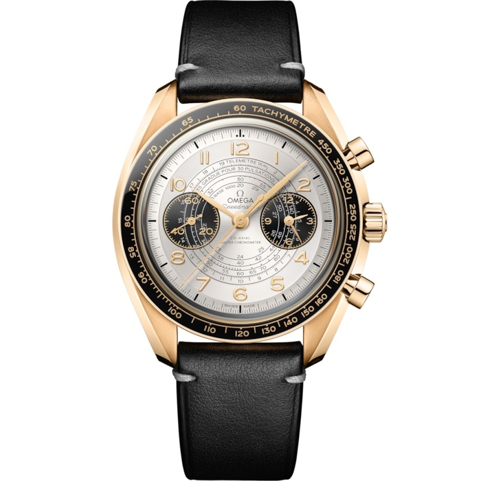 Omega 522.62.43.51.02.001 : Speedmaster Chronoscope Master Chronometer Olympic Games Paris 2024 Moonshine Gold / Silver