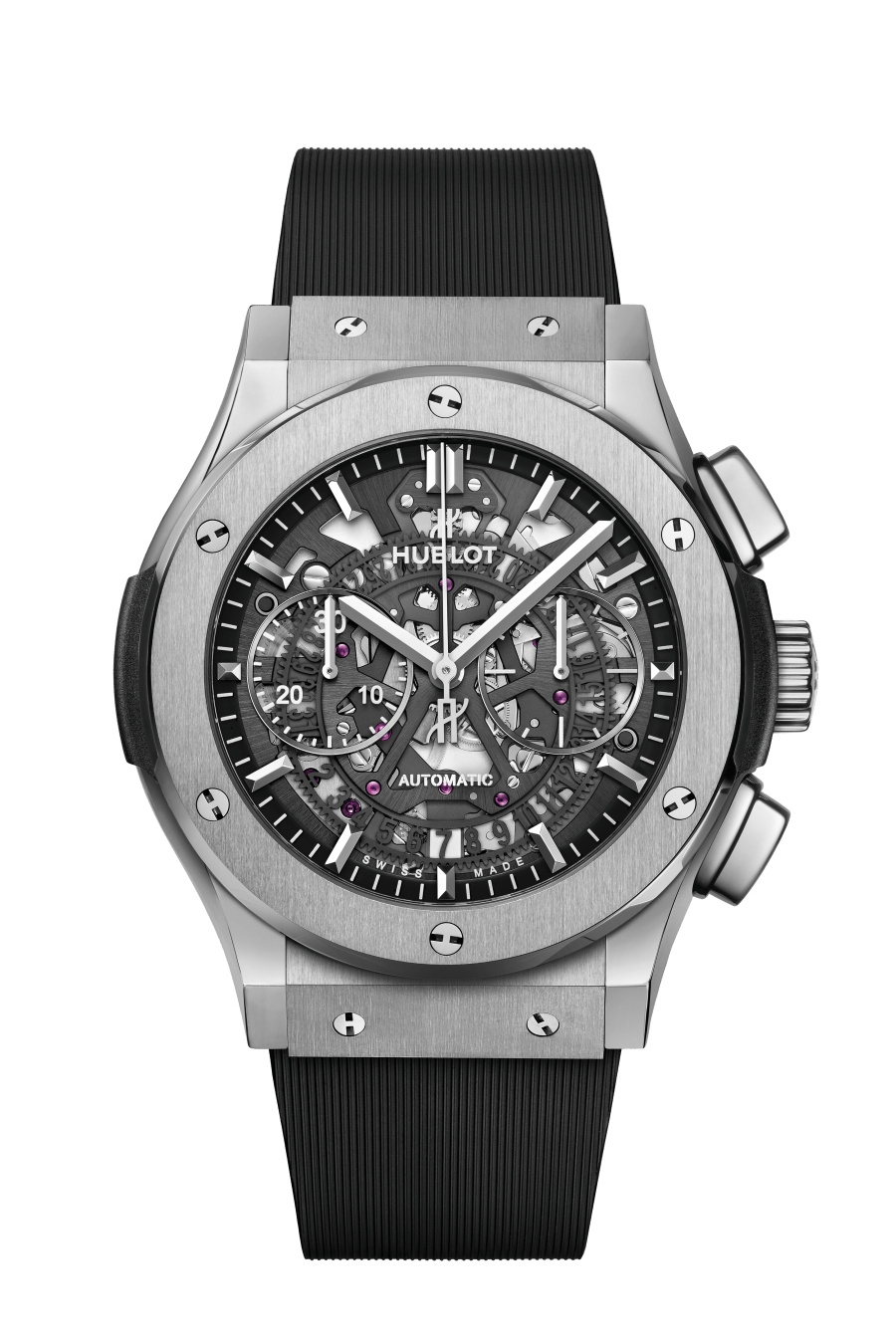 Hublot 525.NX.0170.RX : Classic Fusion 45 Aerofusion Chronograph Titanium / Black / Rubber