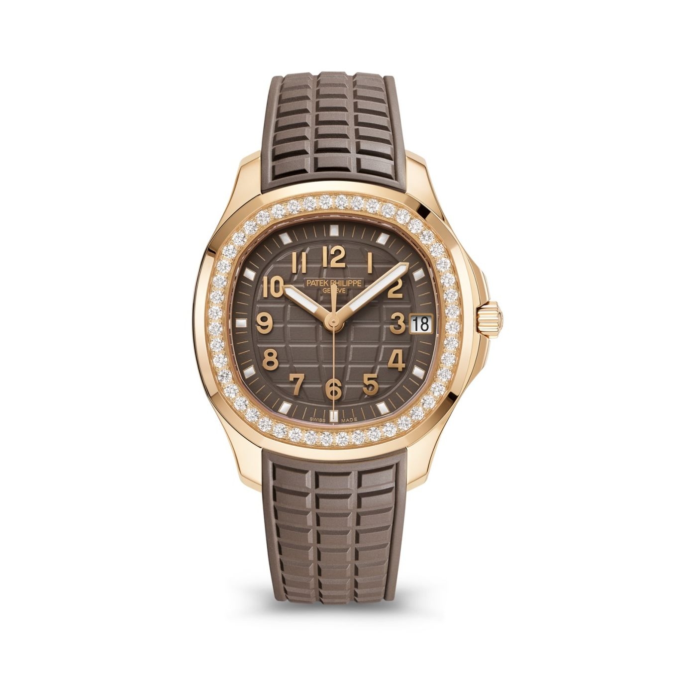 Patek Philippe 5268/200R-010 : Aquanaut Luce Self-Winding Rose Gold / Taupe