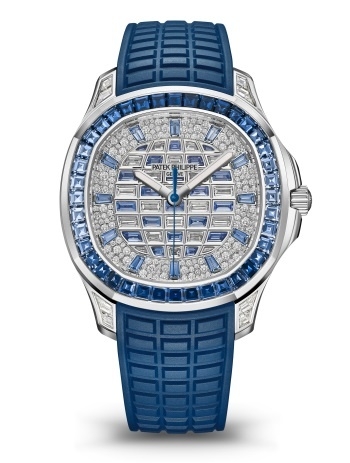 Patek Philippe 5268/461G-001 : Aquanaut Luce Self-Winding White Gold - Sapphire / Checkerboard