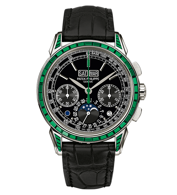 Patek Philippe 5271/13P-001 : Perpetual Calendar Chronograph 5271P Emerald