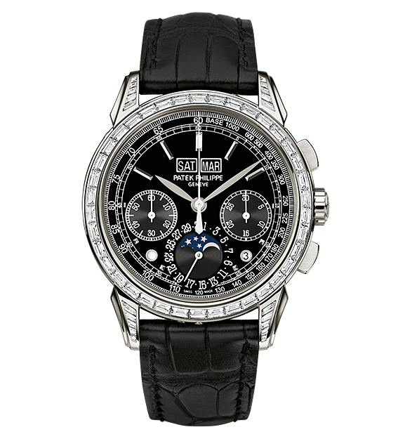 Patek Philippe 5271P-001 : Perpetual Calendar Chronograph 5271 Platinum / Black
