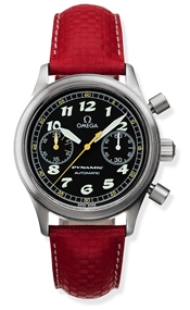 Omega 5290.50.41 : Dynamic III Chronograph Stainless Steel / Black / Red Coramide