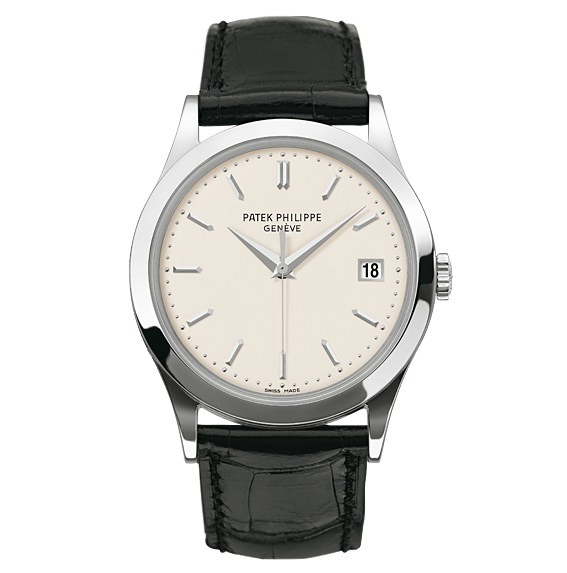 Patek Philippe 5296G-010 : Calatrava 5296G White Gold / Silver