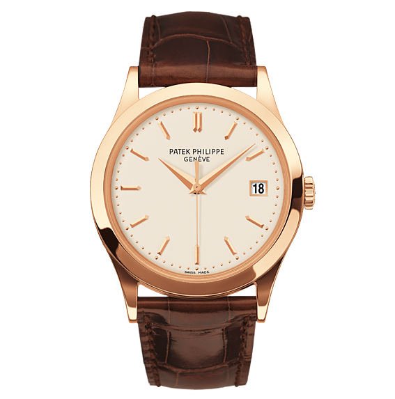 Patek Philippe 5296R-010 : Calatrava 5296 Rose Gold / Silver