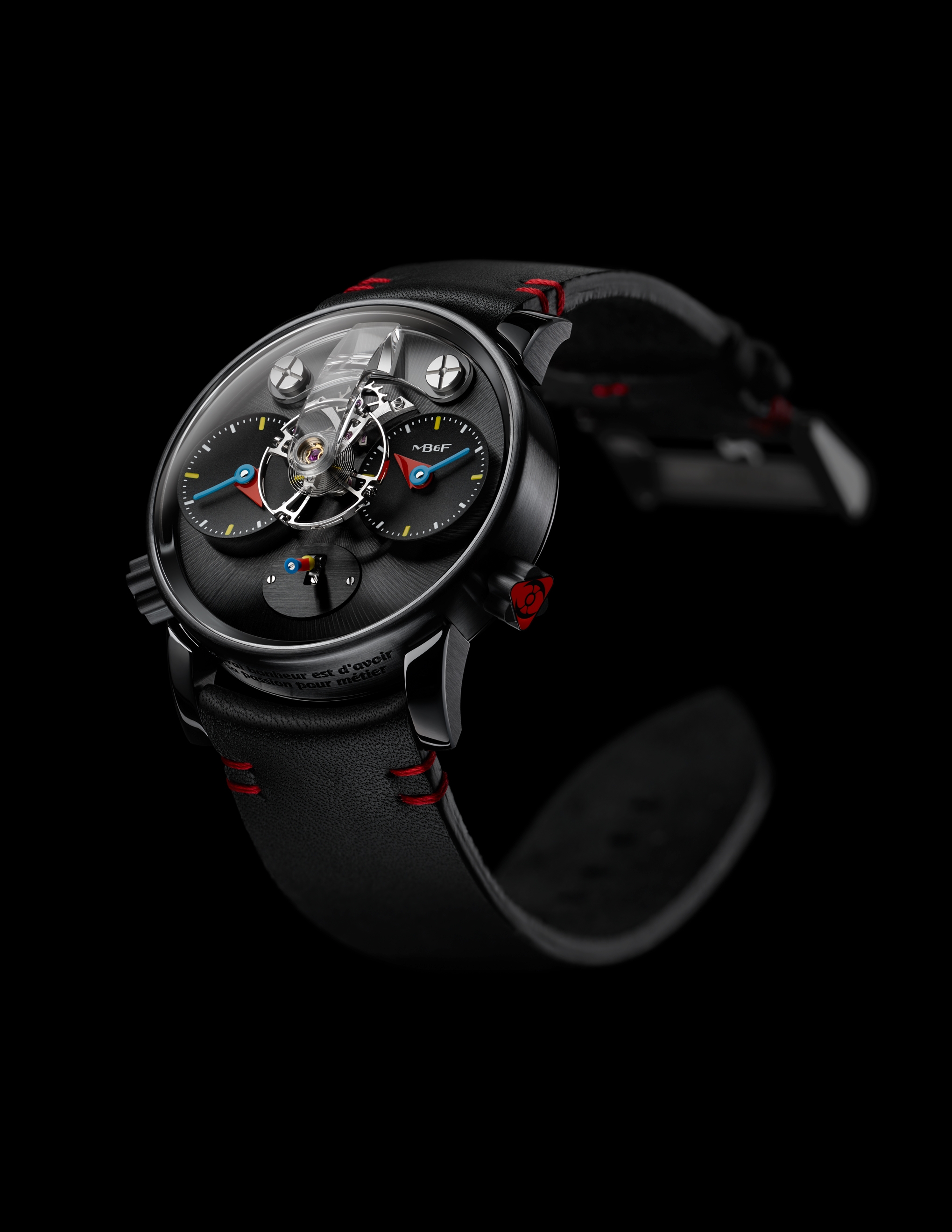 MB&F 53.BTL.B : Legacy Machine N°1  LM1 Alain Silberstein Black Titanium