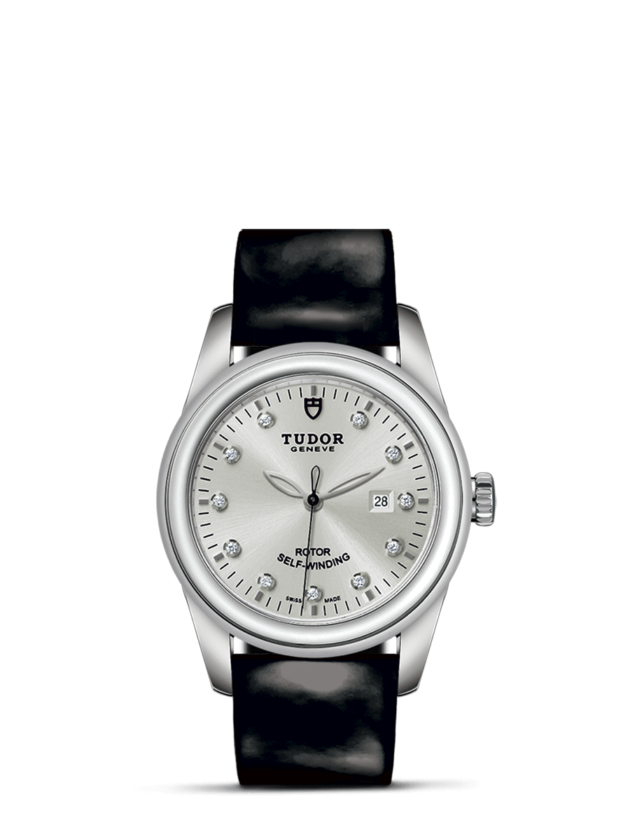 Tudor 53000-0026 : Glamour Date 31 Stainless Steel / Silver-Diamond / Strap