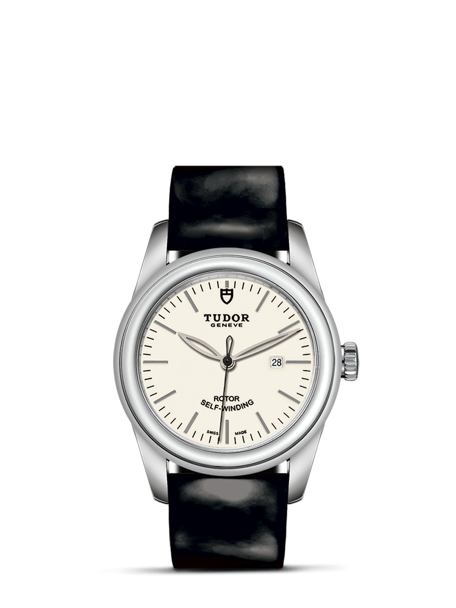 Tudor 53000-0085 : Glamour Date 31 Stainless Steel / Opaline / Strap