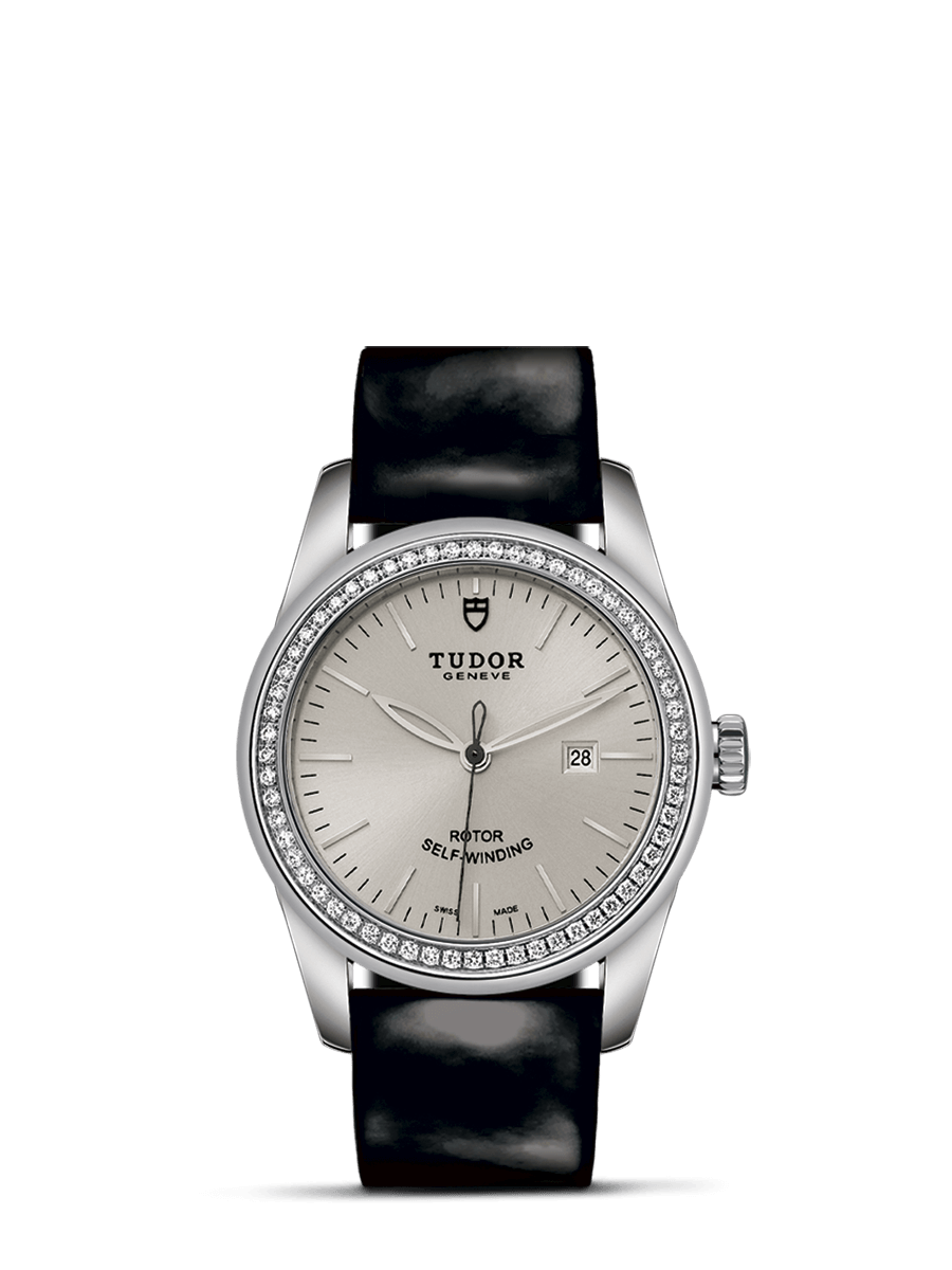 Tudor 53020-0052 : Glamour Date 31 Stainless Steel / Diamond / Silver / Strap