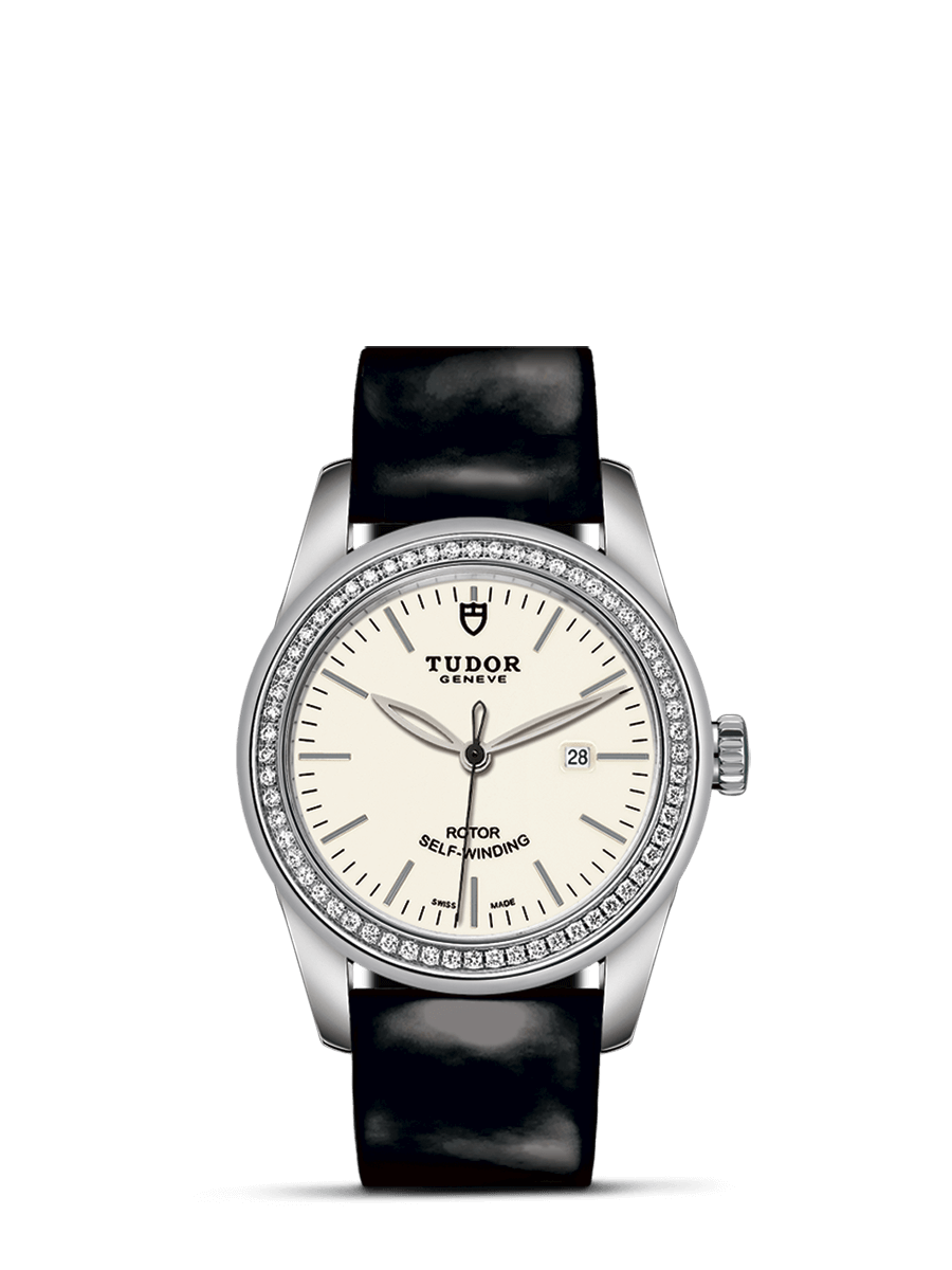 Tudor 53020-0079 : Glamour Date 31 Stainless Steel / Diamond / Opaline / Strap