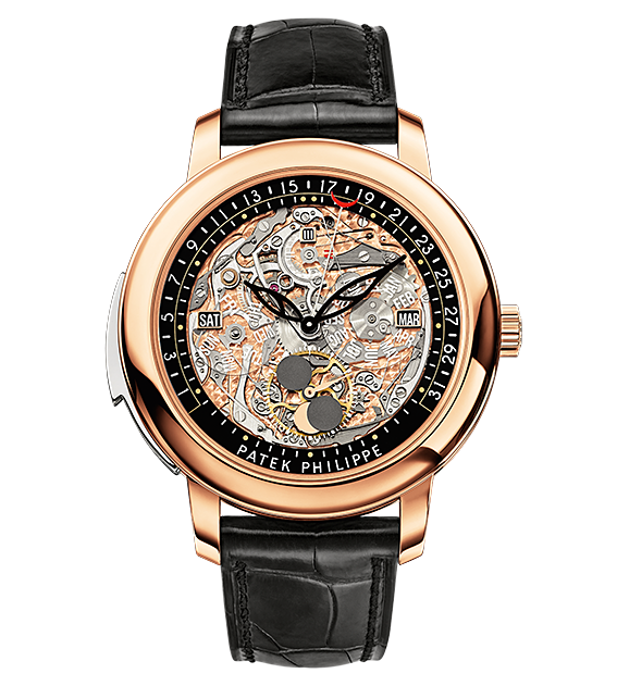Patek Philippe 5304R-001 : Minute Repeater Perpetual Calendar 5304 Rose Gold / Skeleton