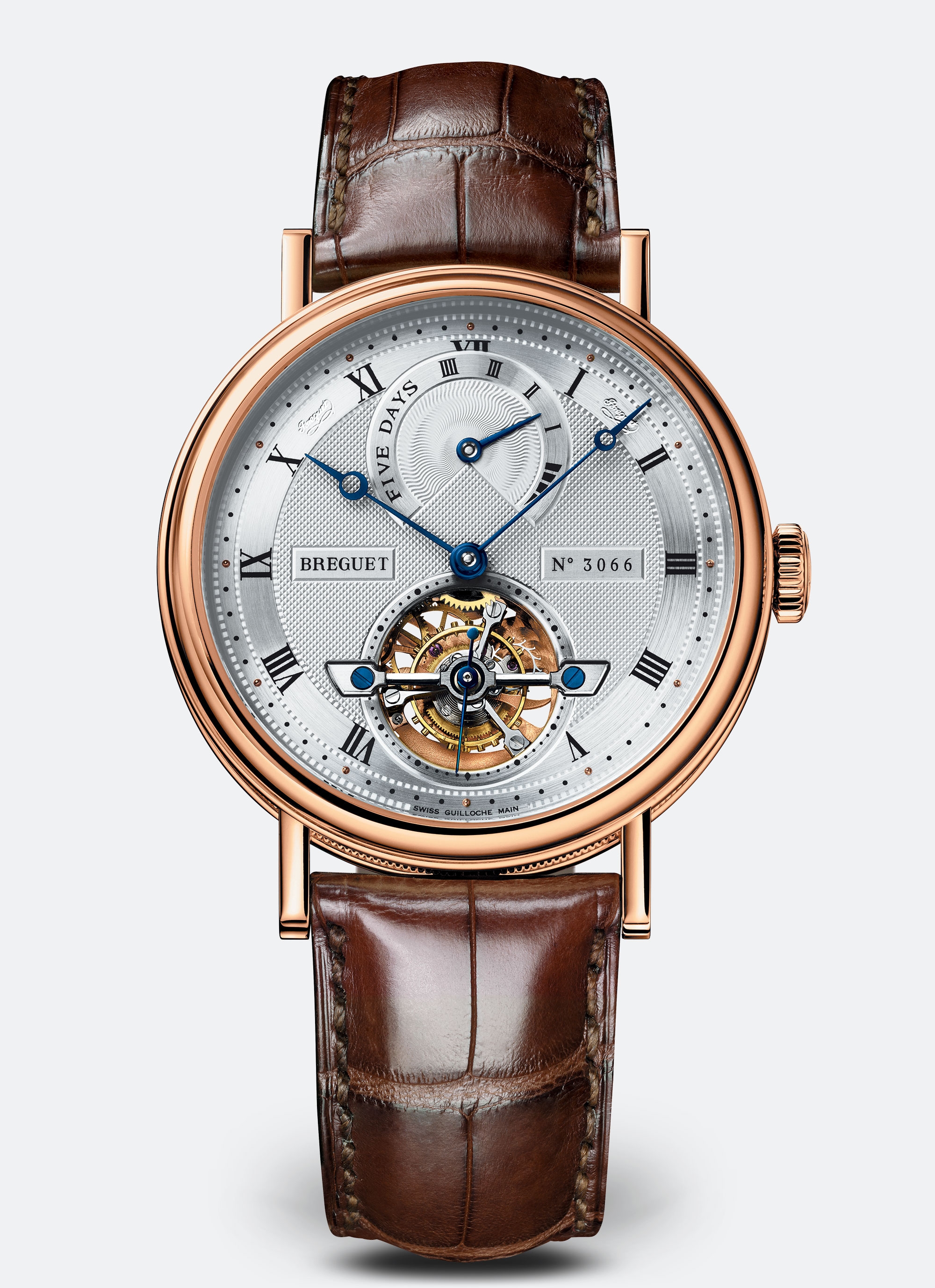 Breguet 5317BR/12/9V6 : Tourbillon Five Days Rose Gold / Silver