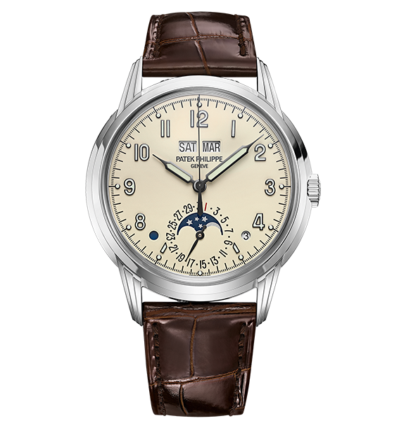 Patek Philippe 5320G-001 : Perpetual Calendar 5320 White Gold / Cream