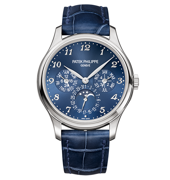 Patek Philippe 5327G-001 : Perpetual Calendar 5327 White Gold / Blue
