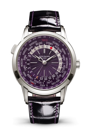 Patek Philippe 5330G-010 : World Time Date 5330 White Gold / Plum / Tokyo 2023