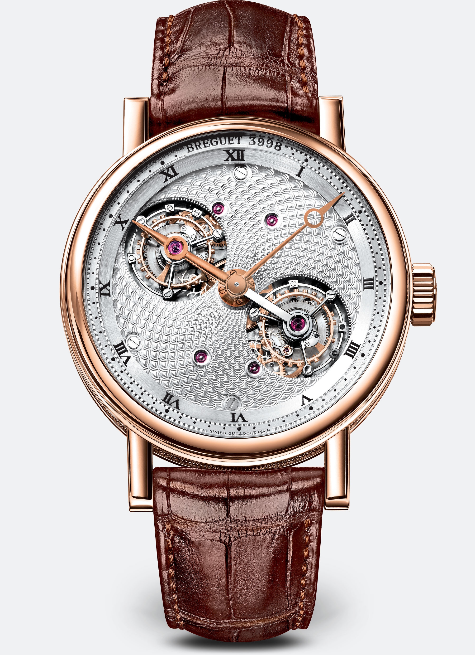 Breguet 5347BR/11/9ZU : Double Tourbillon Rose Gold / Silver