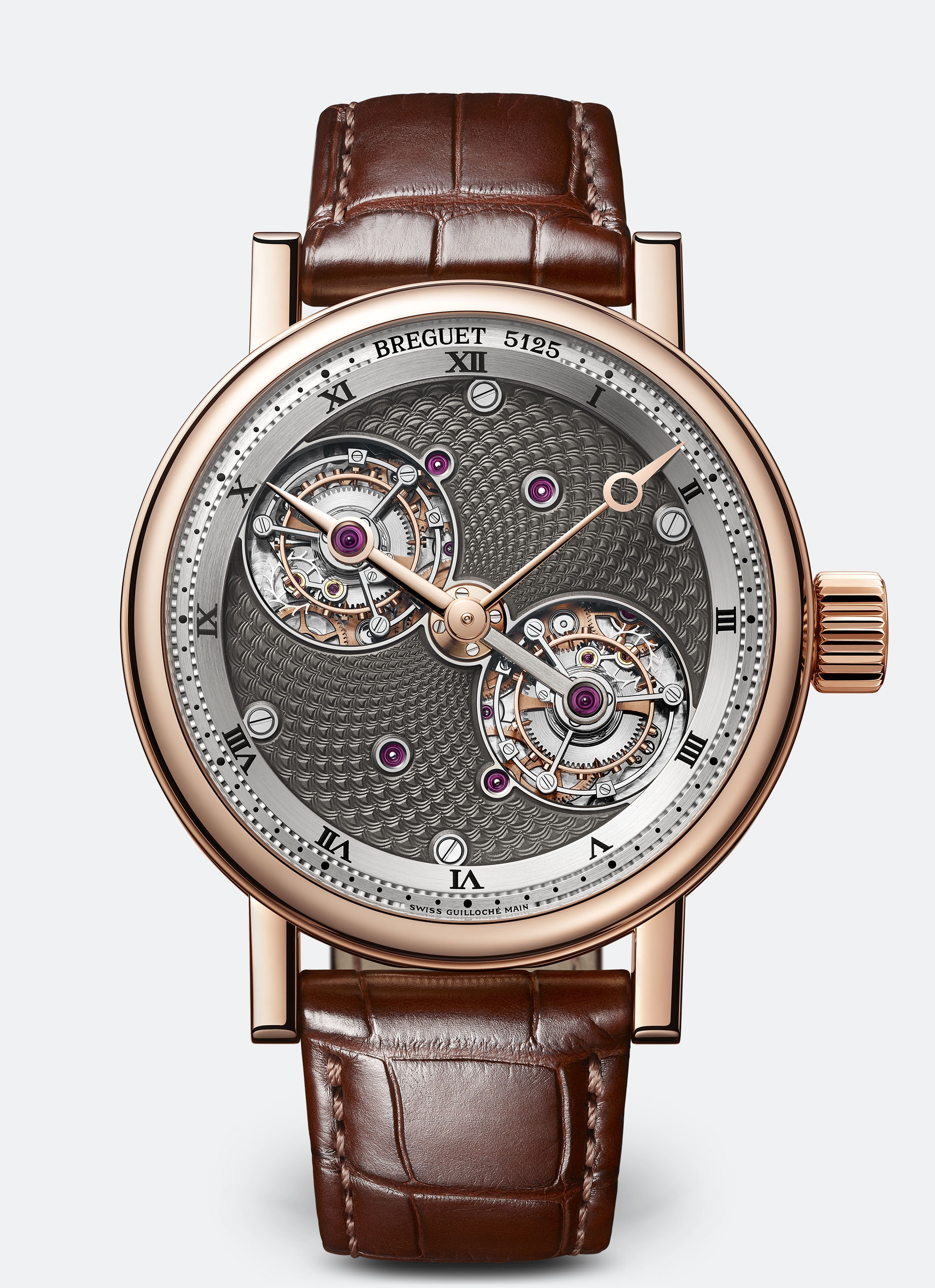 Breguet 5347BR/2A/9ZU : Double Tourbillon Rose Gold / Grey