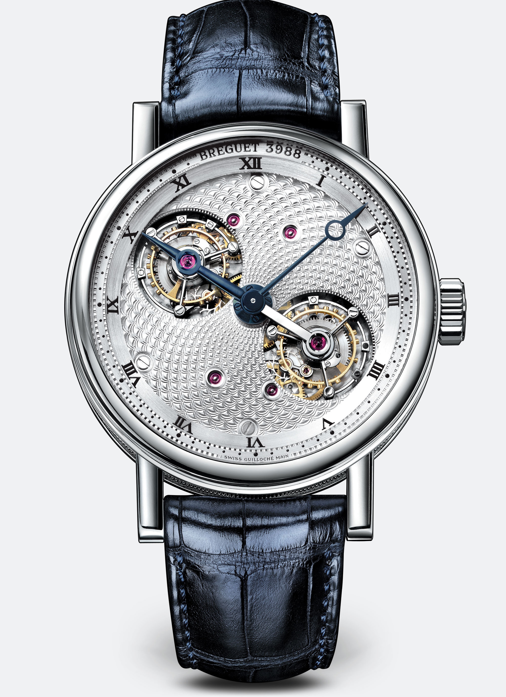 Breguet 5347PT/11/9ZU : Double Tourbillon Platinum / Silver