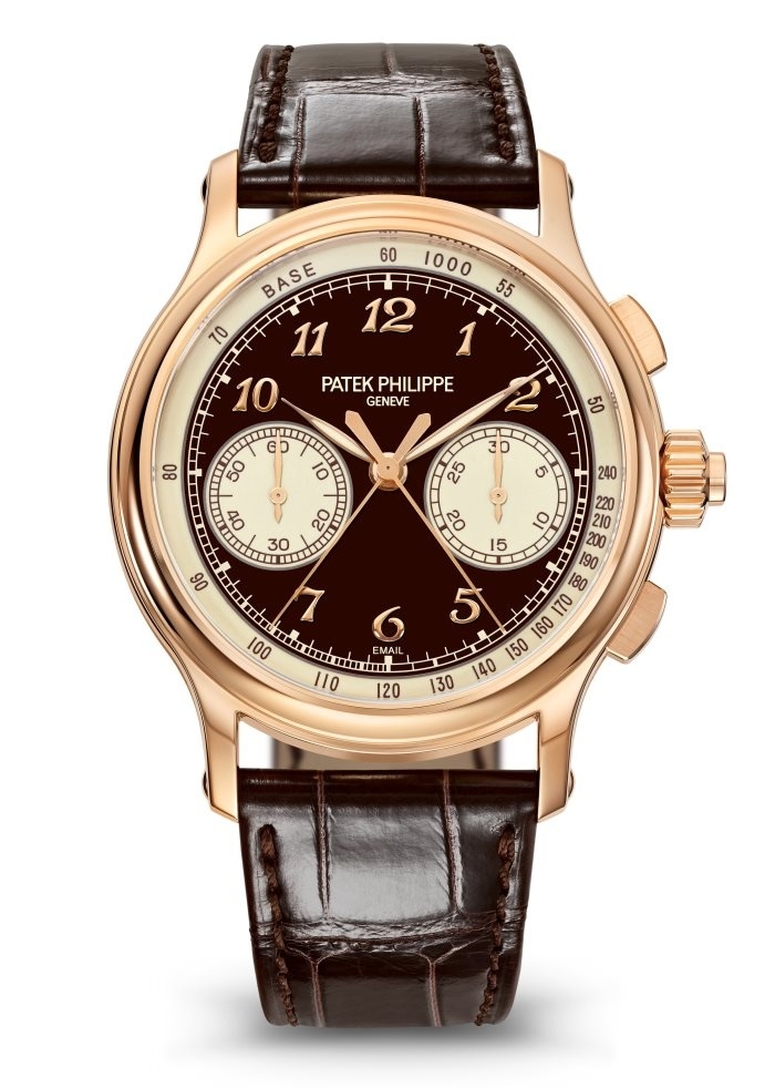Patek Philippe 5370R-001 : Split-Seconds Chronograph 5370 Rose Gold / Brown