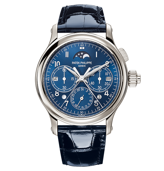 Patek Philippe 5372P-001 : Perpetual Calendar Split-Seconds Chronograph 5372 Platinum / Blue