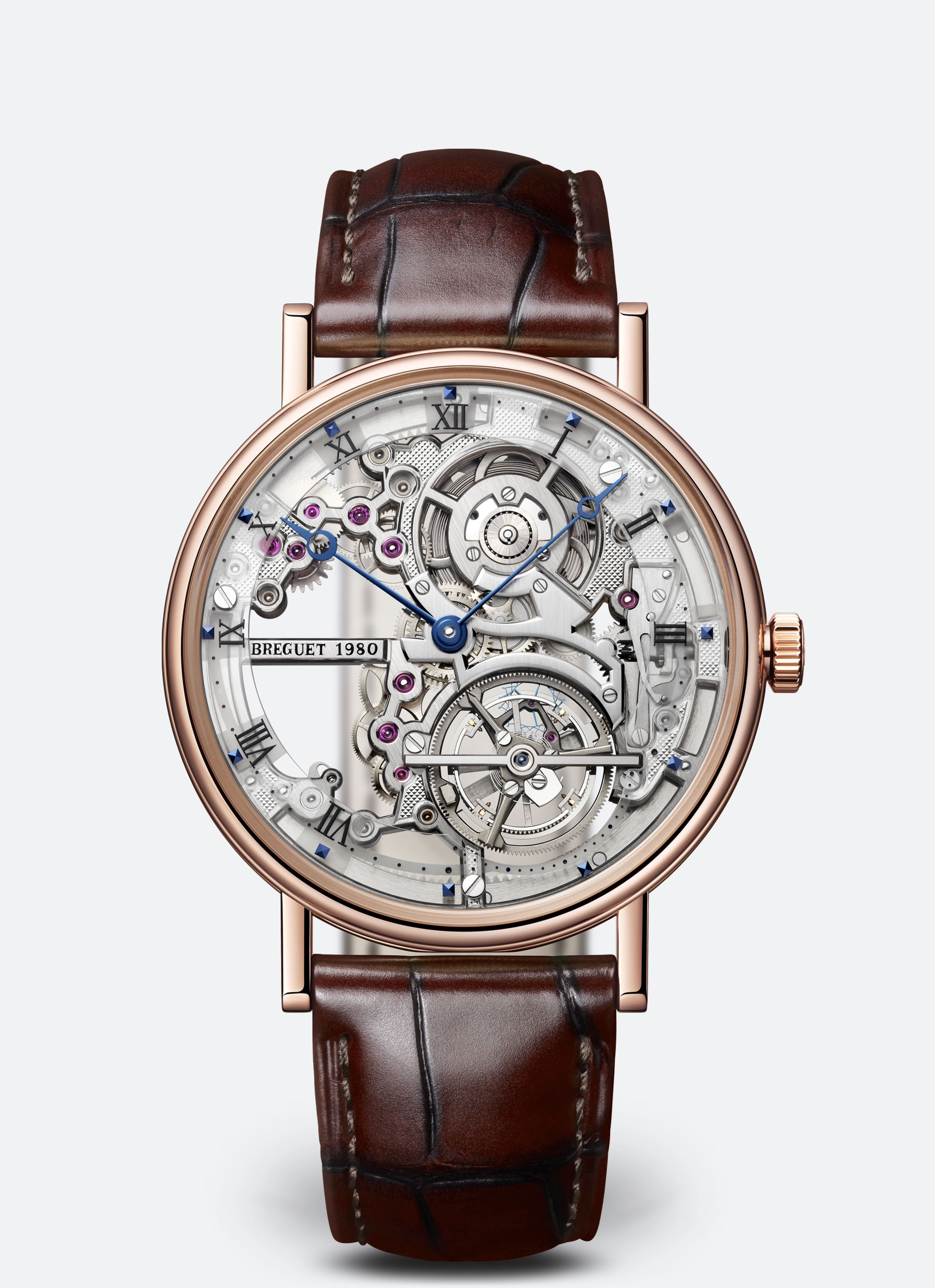 Breguet 5395BR/1S/9WU : Classique Tourbillon Extra-Plat Squelette 5395 Rose Gold