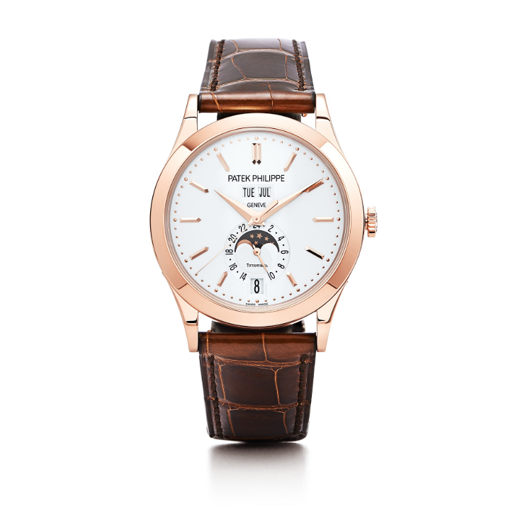 Patek Philippe 5396R-011 T : Annual Calendar 5396 Tiffany Rose Gold / Silver