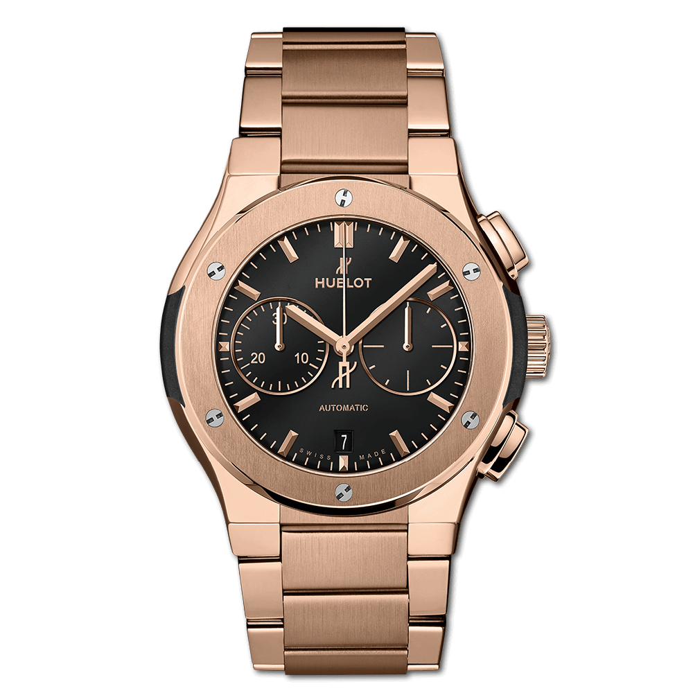 Hublot 540.OX.1180.OX : Classic Fusion 42 Chronograph King Gold / Black / Bracelet