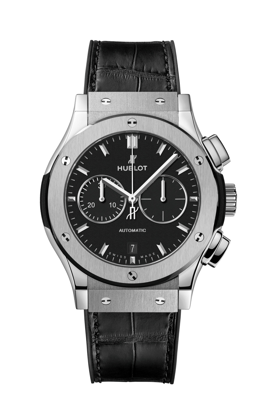 Hublot 541.NX.1171.LR : Classic Fusion 42 Chronograph Titanium / Black / Alligator