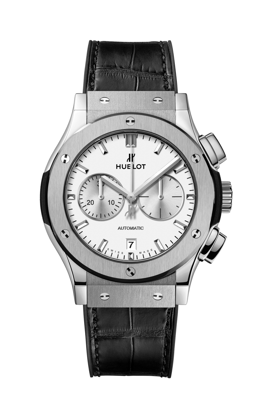 Hublot 541.NX.2611.LR : Classic Fusion 42 Chronograph Titanium / Opalin / Alligator