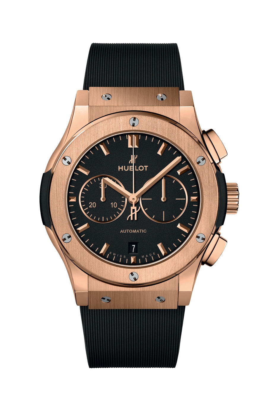 Hublot 541.OX.1181.RX : Classic Fusion 42 Chronograph King Gold / Black / Rubber