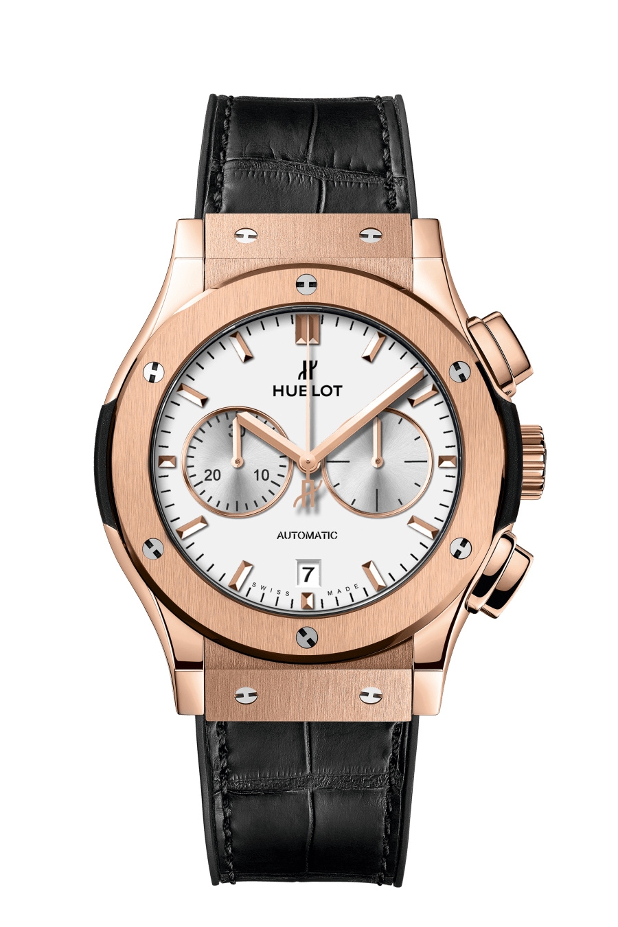 Hublot 541.OX.2611.LR : Classic Fusion 42 Chronograph King Gold / Opalin / Alligator