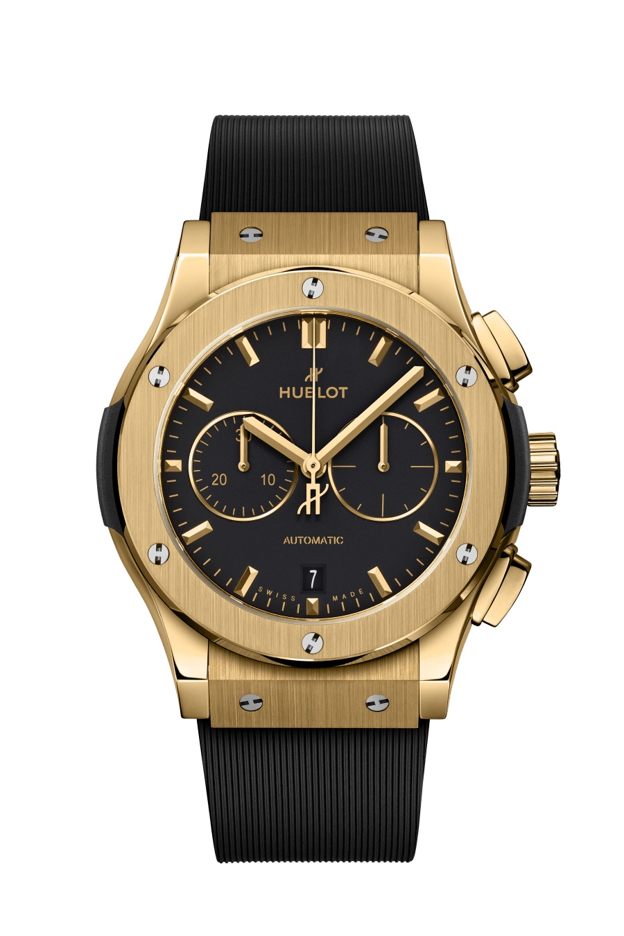 Hublot 541.VX.1130.RX : Classic Fusion 42 Chronograph King Gold / Black / Rubber