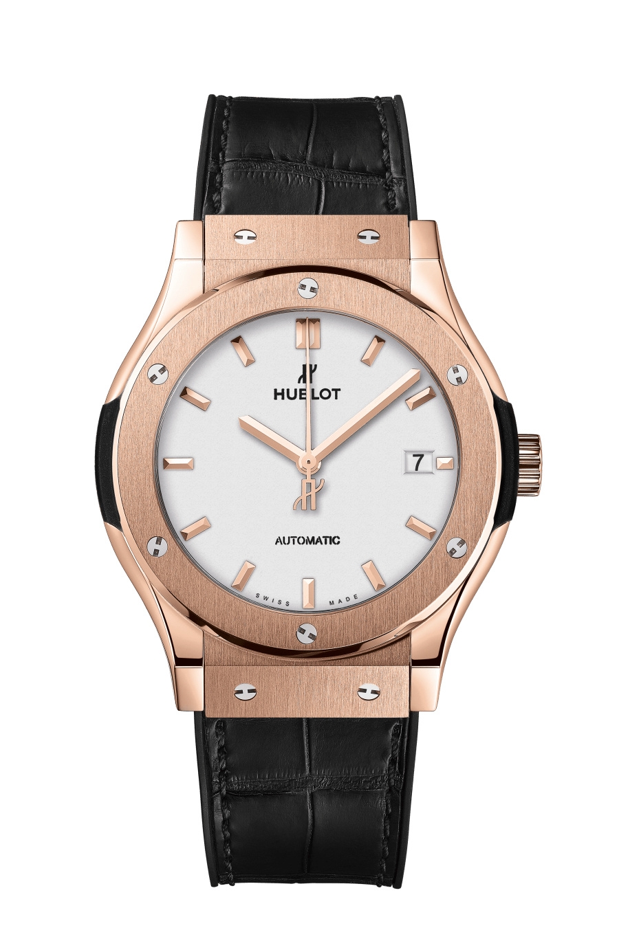 Hublot 542.OX.2611.LR : Classic Fusion 42 King Gold / Opalin / Alligator