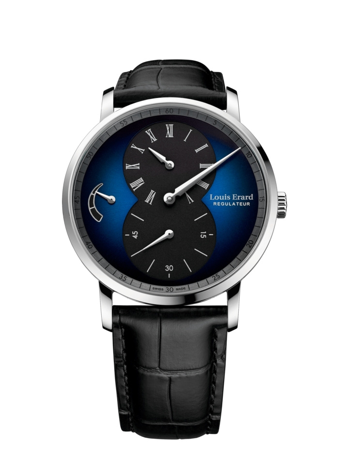 Louis Erard 54230AG55.BDC02 : Excellence Regulator Stainless Steel / Blue