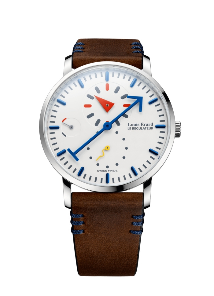 Louis Erard 54230AS61.BVA08 : Excellence Le Régulateur Louis Erard x Alain Silberstein Stainless Steel / White