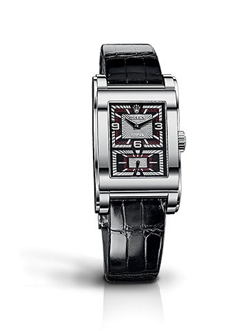Rolex 5443/9-0002 : Cellini Prince White Gold / Black