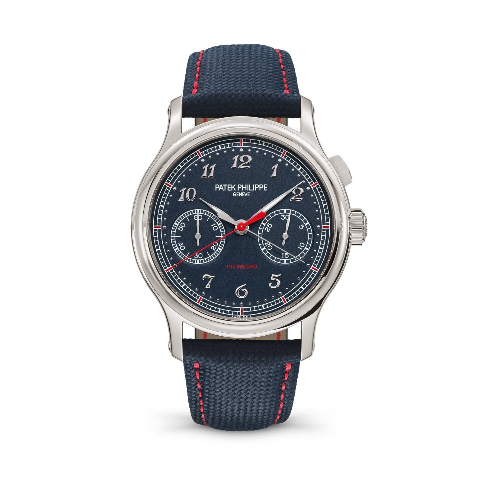 Patek Philippe 5470P-001 : Monopusher Chronograph 5470 Platinum / Blue