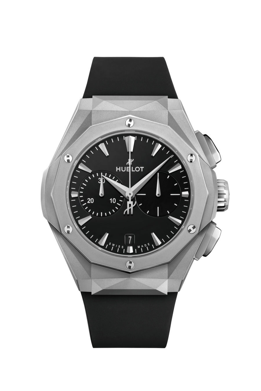 Hublot 549.NI.1270.RX.ORL23 : Classic Fusion 41 Chronograph Orlinski Titanium / Black / Rubber