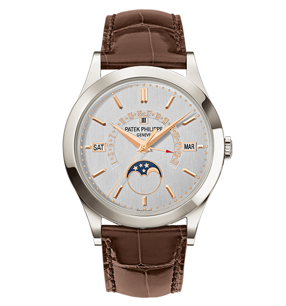 Patek Philippe 5496P-015 : Perpetual Calendar 5496 Platinum / Silver