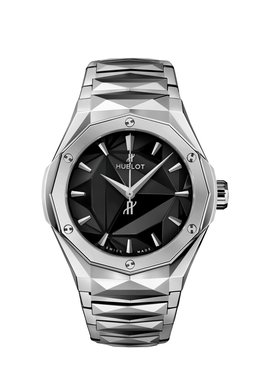 Hublot 550.NS.1800.NS.ORL22 : Classic Fusion Orlinski 40 Titanium / Black / Bracelet