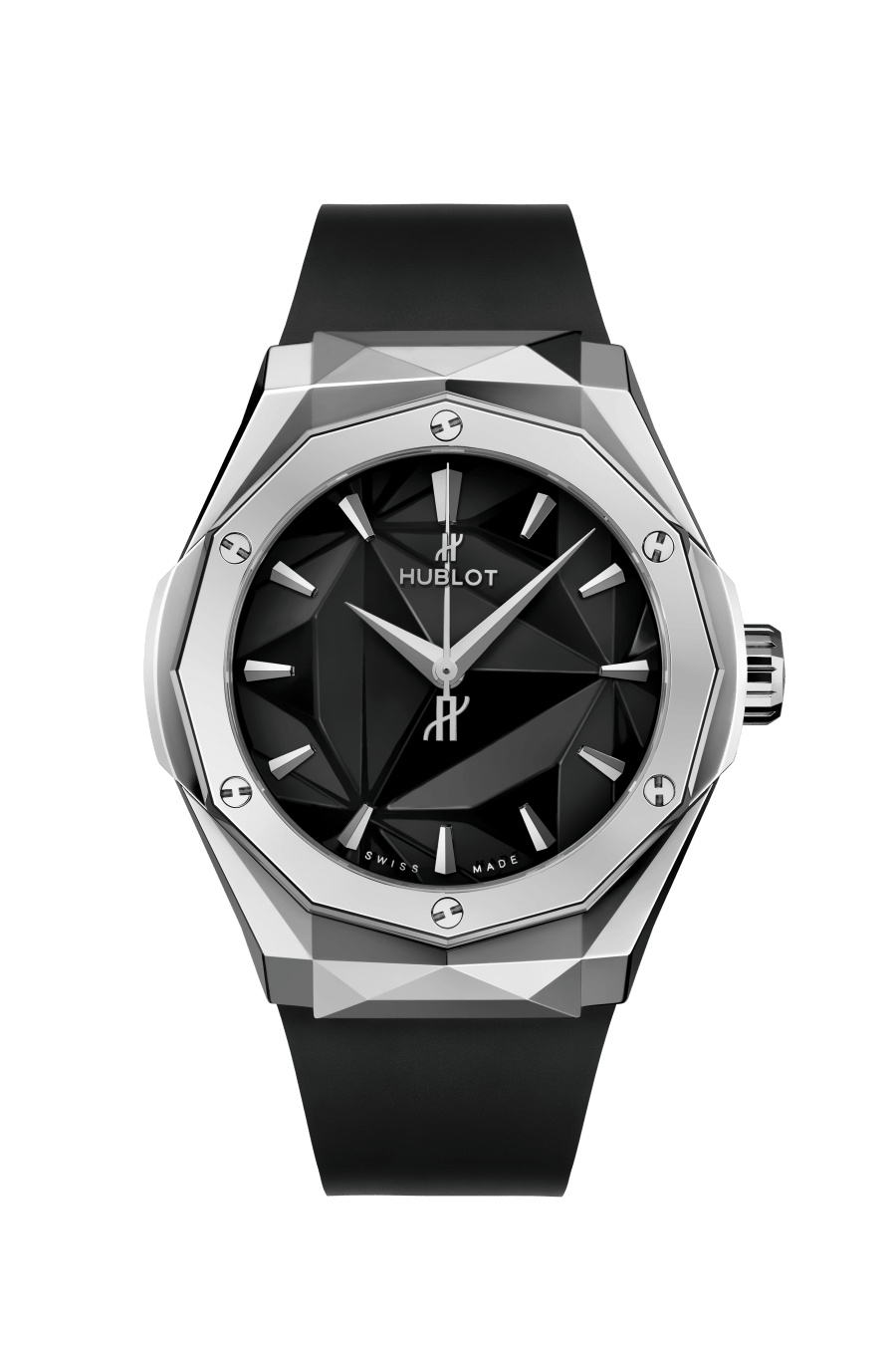 Hublot 550.NS.1800.RX.ORL19 : Classic Fusion Orlinski 40 Titanium / Black / Rubber