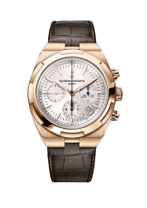 Vacheron Constantin 5500V/000R-B074 : Overseas Chronograph Pink Gold / Silver