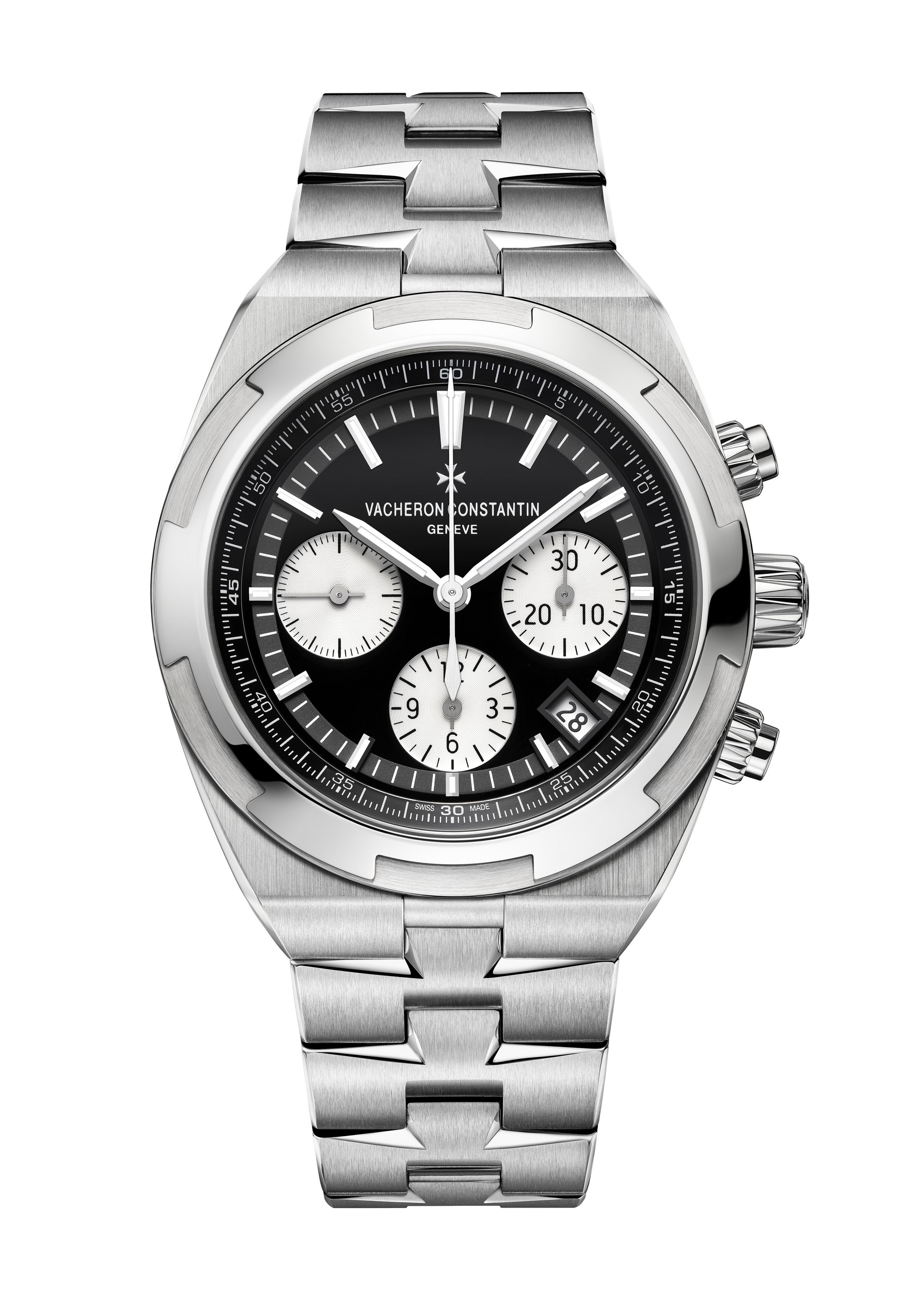 Vacheron Constantin 5500V/110A-B481 : Overseas Chronograph Stainless Steel / Black