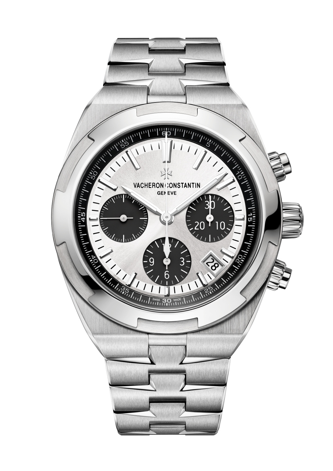 Vacheron Constantin 5500V/110A-B686 : Overseas Chronograph Stainless Steel / Silver