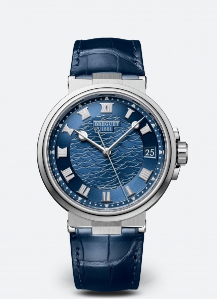 Breguet 5517BB/Y2/9ZU : Marine 5517 White Gold / Blue / Alligator