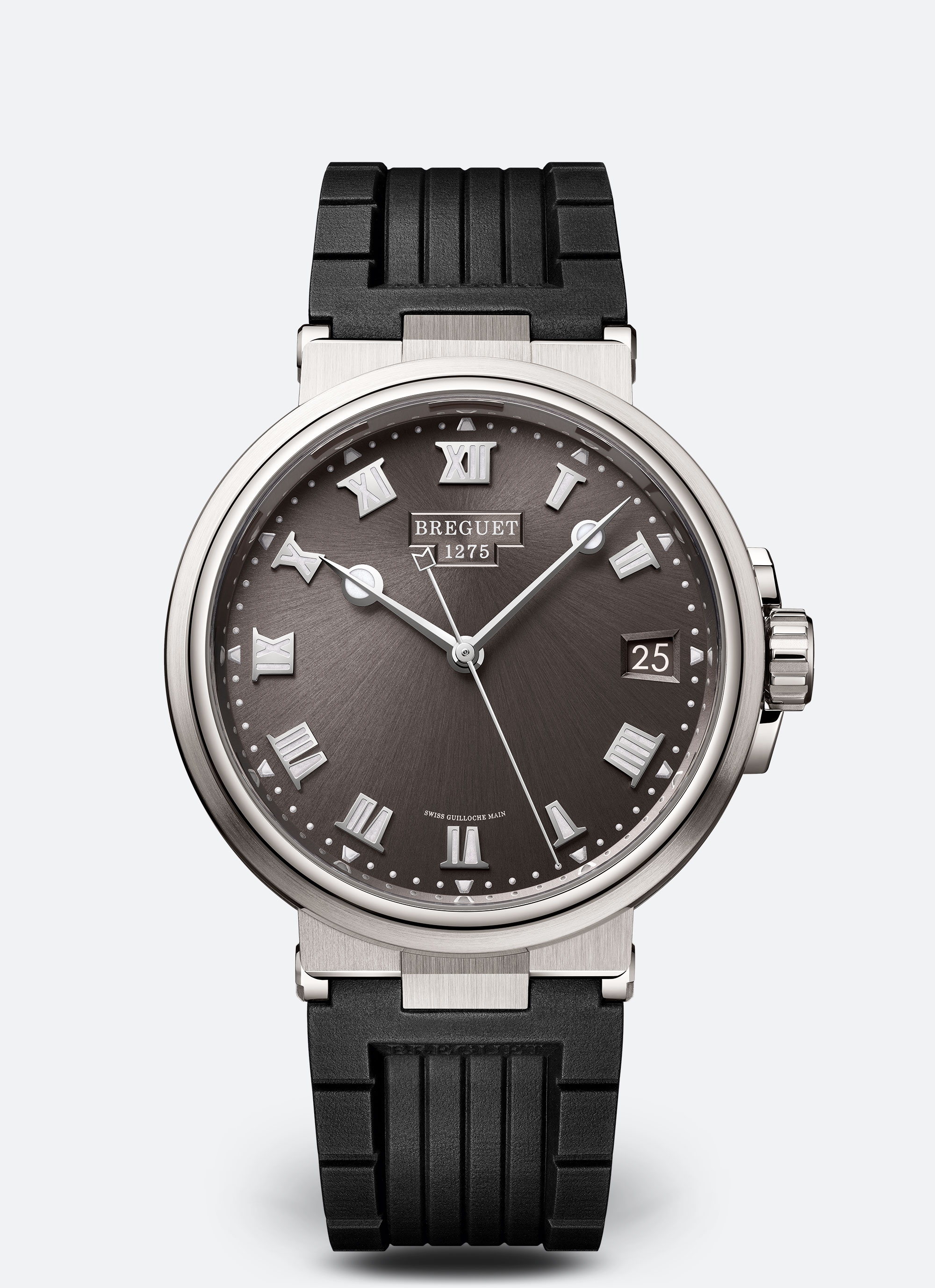 Breguet 5517TI/G2/5ZU : Marine 5517 Titanium / Slate Grey / Rubber