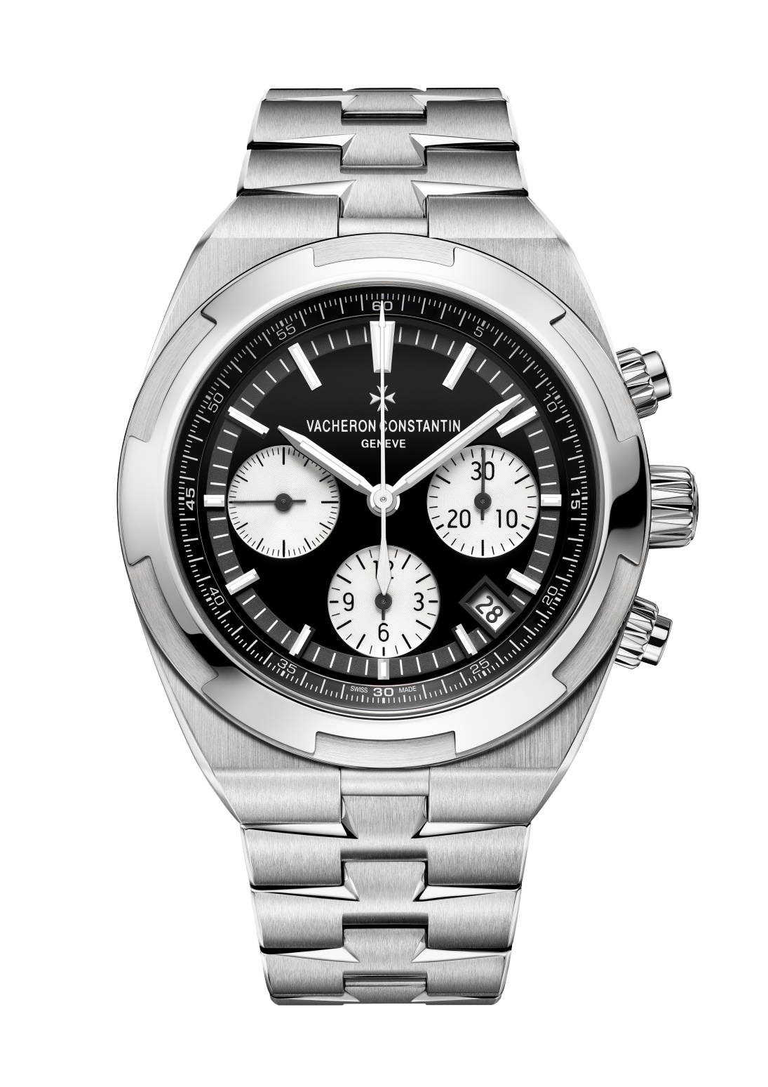 Vacheron Constantin 5520V/210A-B481 : Overseas Chronograph Stainless Steel / Black