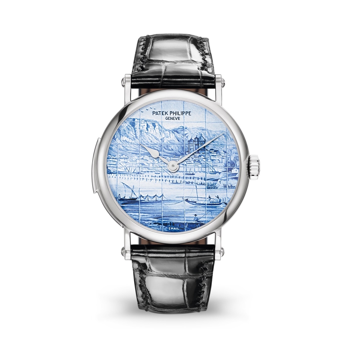 Patek Philippe 5538G-012 : Tourbillon Minute Repeater 5538 White Gold / Old Views of Geneva